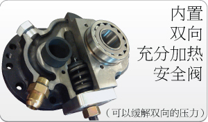 内置双向充分加热安全阀
